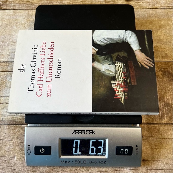 Thomas Glavinic Carl Haffners Liebe zum Unentschieden Roman Paperback Book - Picture 4 of 4